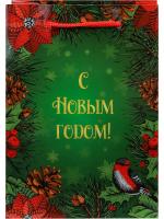 Пакет подарочный с глянц.ламин.  (12 шт в наборе) 14х20х6,5см(MS)Лесное цветение,157г(собс.раз.)