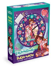 Пазл Часы 77 Эл. "Энчантималс. Вечер с друзьями + 4 магнита" Пазл Часы 77 Эл. "Энчантималс. Вечер с друзьями + 4 магнита"