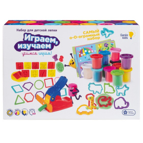 Набор для детской лепки "Играем, изучаем"