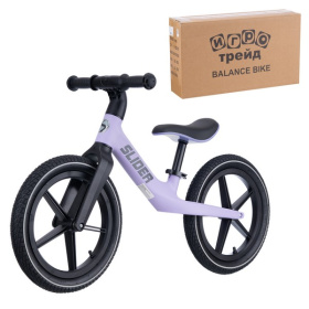 Беговел Slider, надувные колеса 14 дюймов, цвет: фиолетовый Беговел Slider, надувные колеса 14 дюймов, цвет: фиолетовый