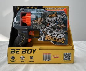 Пистолет "BeBoy", 12 софт-патронов в комплекте Пистолет "BeBoy", 12 софт-патронов в комплекте