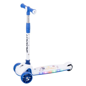 Самокат трехколесный Slider, колеса светящиеся, руль складной Самокат трехколесный Slider, колеса светящиеся, руль складной