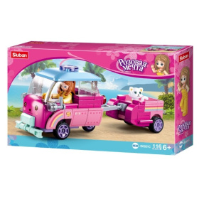 Конструктор "Машина с питомцем" (116 деталей,1 фигурка) Конструктор "Машина с питомцем" (116 деталей,1 фигурка)
