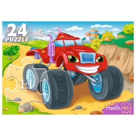 Макси-пазлы 24 элемента "Весёлый джип" Макси-пазлы 24 элемента "Весёлый джип"
