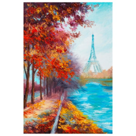 Алмаз мозаика (квадрат.) 17х22 см, с подр., с полным заполн. (20цв) Вдоль реки Сены Алмаз мозаика (квадрат.) 17х22 см, с подр., с полным заполн. (20цв) Вдоль реки Сены