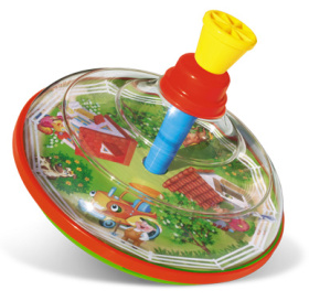 Юла "Домик в деревне" диаметр 16 см Юла "Домик в деревне" диаметр 16 см