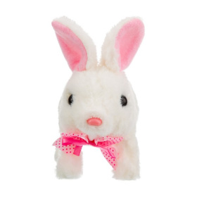 Игрушка мягкая "Зайчик" Girl's club, ходит, звуковые эффекты Игрушка мягкая "Зайчик" Girl's club, ходит, звуковые эффекты