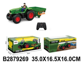 Трактор с прицепом на пульте радиоуправления Трактор с прицепом на пульте радиоуправления