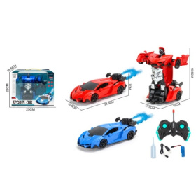 Робот-трансформер на пульте радиоуправления, с паром, в ассортименте Робот-трансформер на пульте радиоуправления, с паром, в ассортименте