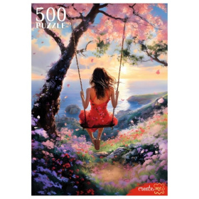 Пазлы 500 элементов. ДЕВУШКА НА КАЧЕЛЯХ Пазлы 500 элементов. ДЕВУШКА НА КАЧЕЛЯХ