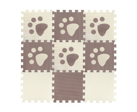 Коврик-пазл мягкий EVA "Лапка""Elefantino" 9 элементов Коврик-пазл мягкий EVA "Лапка""Elefantino" 9 элементов