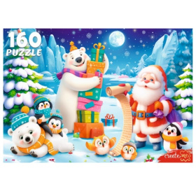 Пазлы. 160 элементов. Праздничная суета, Пазлы. 160 элементов. Праздничная суета,