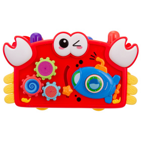 Развивающий игровой центр "Крабик" "Elefantino", пианино, пищалка, часики, игра с молоточком,рыбалка Развивающий игровой центр "Крабик" "Elefantino", пианино, пищалка, часики, игра с молоточком,рыбалка