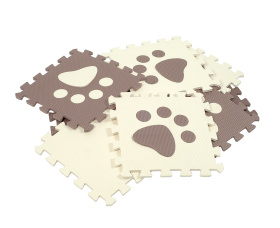 Коврик-пазл мягкий EVA "Лапка""Elefantino" 9 элементов Коврик-пазл мягкий EVA "Лапка""Elefantino" 9 элементов