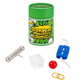 Набор игровой «Магические фокусы» Фокусы в дорогу (ПОШТУЧНО), в тубусе Набор игровой «Магические фокусы» Фокусы в дорогу (ПОШТУЧНО), в тубусе