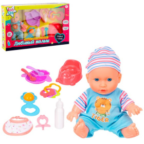 Набор Girl's Club "Маленькая мама", в комплекте: пупс 22 см, аксессуары Набор Girl's Club "Маленькая мама", в комплекте: пупс 22 см, аксессуары