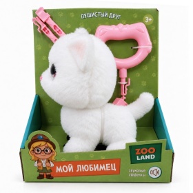 Набор Zooland "Мой любимец. Котик", котик на бат., катание на палочке, звуковые эффекты Набор Zooland "Мой любимец. Котик", котик на бат., катание на палочке, звуковые эффекты