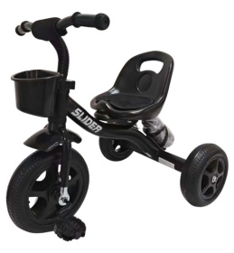 Велосипед трехколесный Slider колеса EVA 10 и 8", корзинка, бутылочка Велосипед трехколесный Slider колеса EVA 10 и 8", корзинка, бутылочка