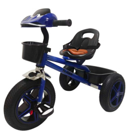 Велосипед трехколесный Slider, колеса EVA 12 и 10", фара, свет, звук, зеркала, корзинка Велосипед трехколесный Slider, колеса EVA 12 и 10", фара, свет, звук, зеркала, корзинка