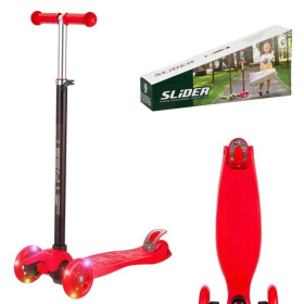 Самокат четырехколесный, колеса PU со светом Самокат четырехколесный, колеса PU со светом