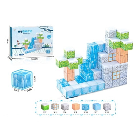 Конструктор магнитный, 52 кубика, размер кубика 2,5*2,5 см Конструктор магнитный, 52 кубика, размер кубика 2,5*2,5 см