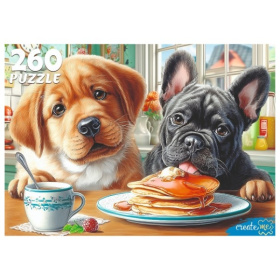 Пазлы 260 элементов. ЩЕНКИ СЛАДКОЕШКИ Пазлы 260 элементов. ЩЕНКИ СЛАДКОЕШКИ