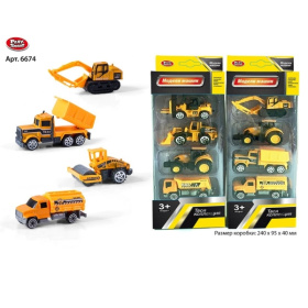 Набор инерционный "Строительная площадка", в ассортименте Набор инерционный "Строительная площадка", в ассортименте