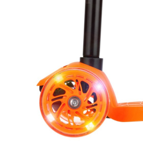 Самокат четырехколесный, колеса PU со светом Самокат четырехколесный, колеса PU со светом