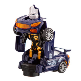 Машинка "Полиция" на батарейках, трансформируется в робота Машинка "Полиция" на батарейках, трансформируется в робота
