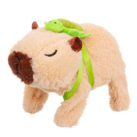 Мягкая игрушка "Капибара", функциональная, размер 16*13 см, 3 вида в ассортименте Мягкая игрушка "Капибара", функциональная, размер 16*13 см, 3 вида в ассортименте