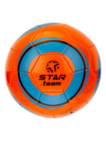 Мяч футбольный "STAR Team" PVC, 5 цв. в ассорт. (оранж. красн. зелен. желт. бел.), диаметр 22 см. Мяч футбольный "STAR Team" PVC, 5 цв. в ассорт. (оранж. красн. зелен. желт. бел.), диаметр 22 см.