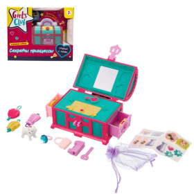 Набор «Секреты принцессы» "Girl's club", сундучок с сюрпризом, блестящая упаковка Набор «Секреты принцессы» "Girl's club", сундучок с сюрпризом, блестящая упаковка