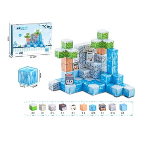 Конструктор магнитный, 66 кубиков, размер кубика 2*2 см Конструктор магнитный, 66 кубиков, размер кубика 2*2 см