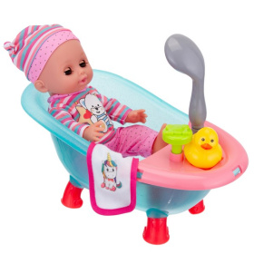 Набор "Girl's Club" "Маленькая мама", пупс 30 см, туалет (свет, звук), ванна с водой, аксессуары Набор "Girl's Club" "Маленькая мама", пупс 30 см, туалет (свет, звук), ванна с водой, аксессуары