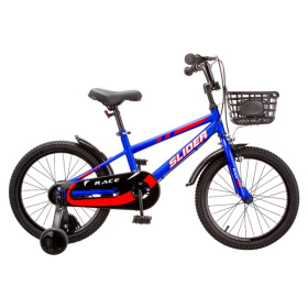 Велосипед двухколесный SLIDER, 18", синий Велосипед двухколесный SLIDER, 18", синий