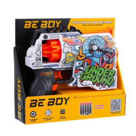 Пистолет "BeBoy", 12 софт-патронов в комплекте Пистолет "BeBoy", 12 софт-патронов в комплекте