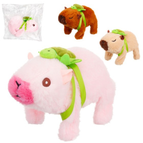 Мягкая игрушка "Капибара", функциональная, размер 16*13 см, 3 вида в ассортименте Мягкая игрушка "Капибара", функциональная, размер 16*13 см, 3 вида в ассортименте