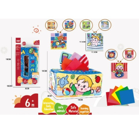 Набор "Развивающий игровой центр" разноцветные, шуршашие салфетки, размер шт.: 17,3*17,3 см Набор "Развивающий игровой центр" разноцветные, шуршашие салфетки, размер шт.: 17,3*17,3 см