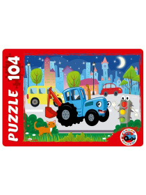 Пазл "Синий трактор" №15,104 эл. Пазл "Синий трактор" №15,104 эл.