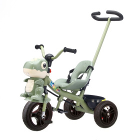 Велосипед 3-х колесный с ручкой управления, надувные колеса 8 и 10 дюймов Велосипед 3-х колесный с ручкой управления, надувные колеса 8 и 10 дюймов