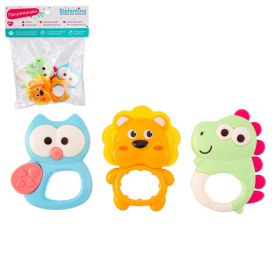 Набор "Погремушки" Elefantino 3 шт. Набор "Погремушки" Elefantino 3 шт.