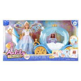 Набор "Экипаж" в комплекте: кукла, карета со световыми эффектами, лошадка Набор "Экипаж" в комплекте: кукла, карета со световыми эффектами, лошадка