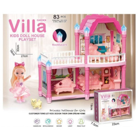 Набор "Дом для кукол" с аксессуарами, 83 детали, размер 16*27*30 см Набор "Дом для кукол" с аксессуарами, 83 детали, размер 16*27*30 см