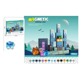 Конструктор магнитный, 100 кубиков, размер кубика 2*2 см Конструктор магнитный, 100 кубиков, размер кубика 2*2 см