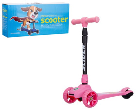 Самокат трехколесный со светящимися колесами Самокат трехколесный со светящимися колесами