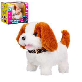 Игрушка мягкая "Щенок" Girl's club, ходит, виляет хвостиком, звуковые эффекты Игрушка мягкая "Щенок" Girl's club, ходит, виляет хвостиком, звуковые эффекты
