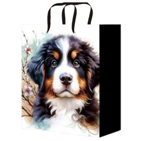 Optima Пакет подарочный с глянц.лам. (12 шт в наборе) 26,4*32,7*8см (L) Песик и веточки Optima Пакет подарочный с глянц.лам. (12 шт в наборе) 26,4*32,7*8см (L) Песик и веточки