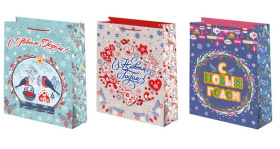 Пакет подарочный 14-20 лам.матовый микс (12 шт в наборе) Пакет подарочный 14-20 лам.матовый микс (12 шт в наборе)