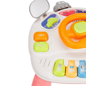 Центр развивающий Elefantino "Веселые гонки": игровой столик (25*25*21см), пианино, руль, светофор Центр развивающий Elefantino "Веселые гонки": игровой столик (25*25*21см), пианино, руль, светофор