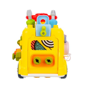 Набор развивающий Elefantino "Юный механик", в комплекте: гаечный ключ, отвертка, съемный двигатель Набор развивающий Elefantino "Юный механик", в комплекте: гаечный ключ, отвертка, съемный двигатель